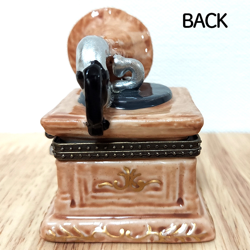 アメリカン レトロ 小物入れ おしゃれ 蓄音機 小さい レトロ ポタリー