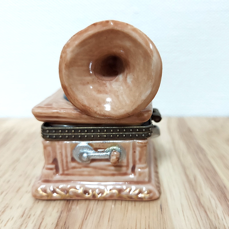 アメリカン レトロ 小物入れ おしゃれ 蓄音機 小さい レトロ ポタリー