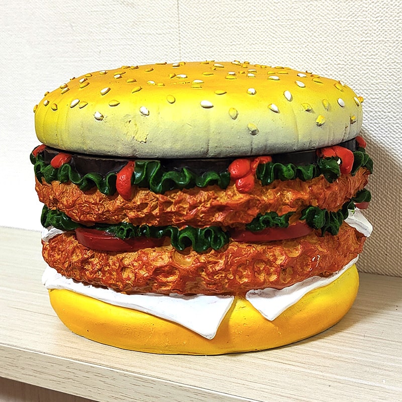 小物入れ ハンバーガー アメリカン 置物 ヴィンテージ オールディーズ