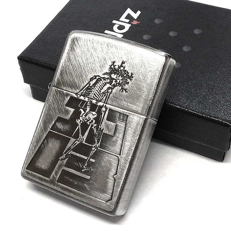 ZIPPO ライター ゴルゴ13 デューク東郷 両面加工 ユーズド加工 ジッポ 