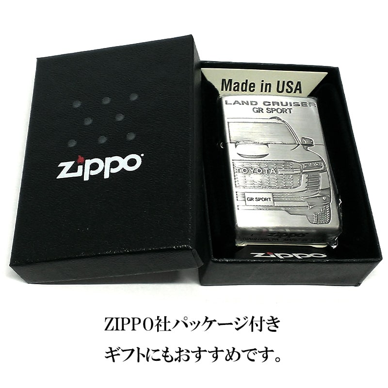 ZIPPO ライター TOYOTA ランドクルーザー GR SPORT ジッポ トヨタ全面 