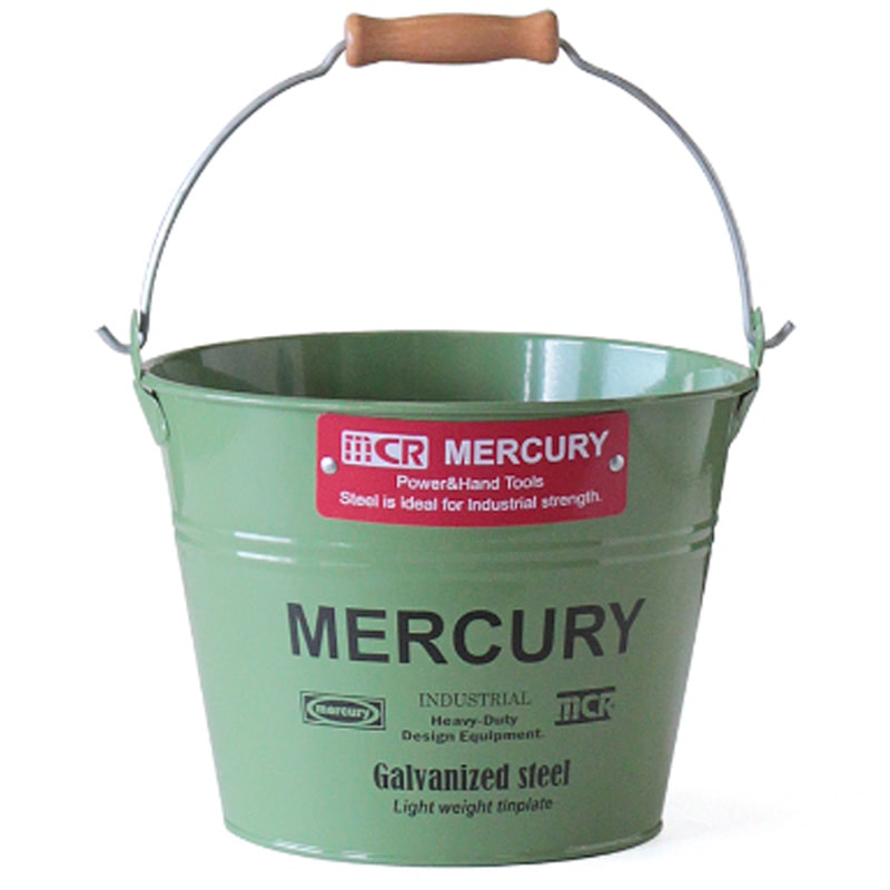 MERCURY マーキュリー バケツ おしゃれ ブリキ製 小物入れ 収納 選べる