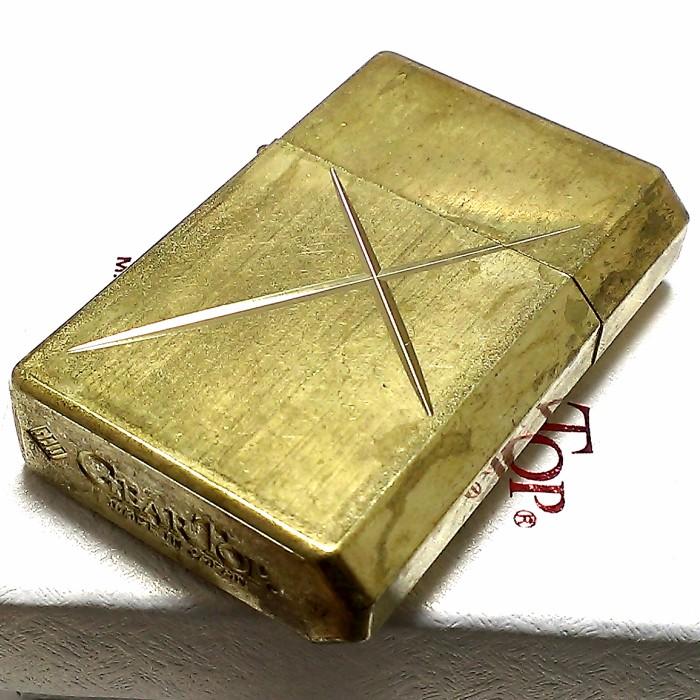 オイルライター ギアトップ 日本製 ライター ワイルドブラス