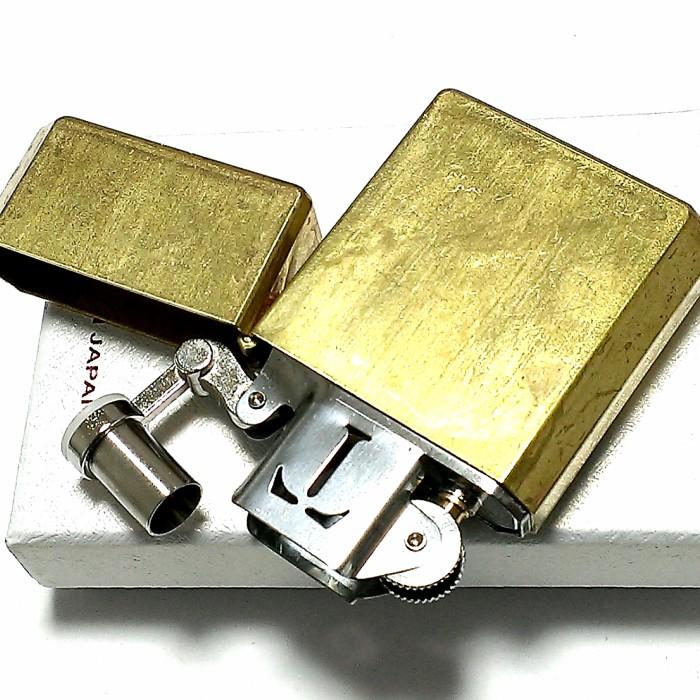 オイルライター ギアトップ 日本製 ライター ワイルドブラス