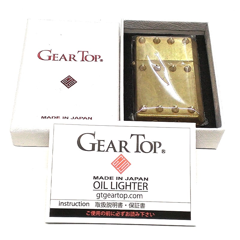 【セール】 福袋 の通販 日本製 オイルライター ギアトップ TOP GEAR メタル 12スタッズ オイルライター