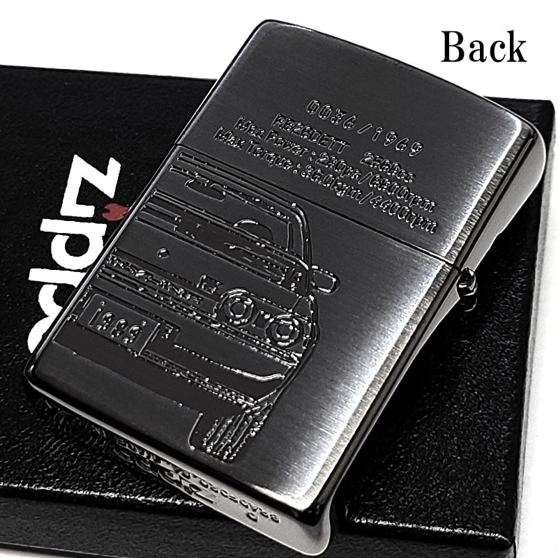 ZIPPO（ジッポー） ライター 限定 日産公認モデル 両面加工 ブラック