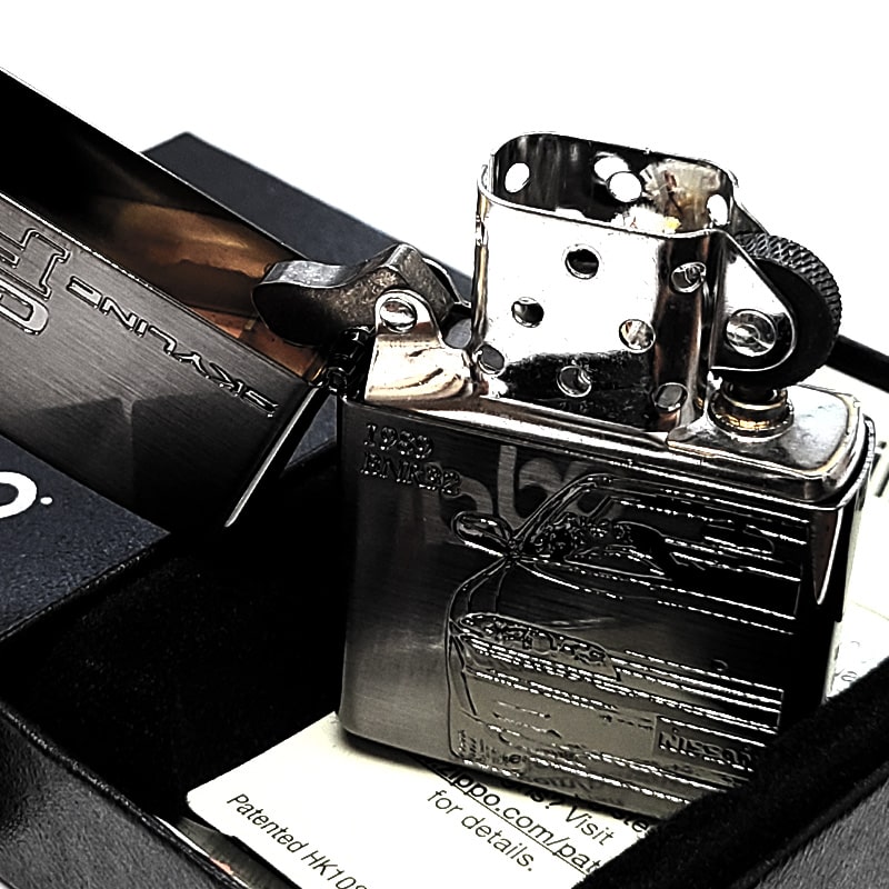 ジッポライター ZIPPO（ジッポー） ライター 限定 日産公認モデル 両面加工 ブラック