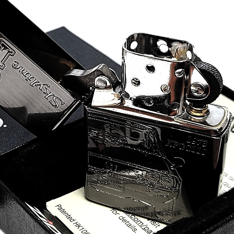 ZIPPO（ジッポー） 限定 スカイラインGT-R ブラックサテン&ミラー 両面
