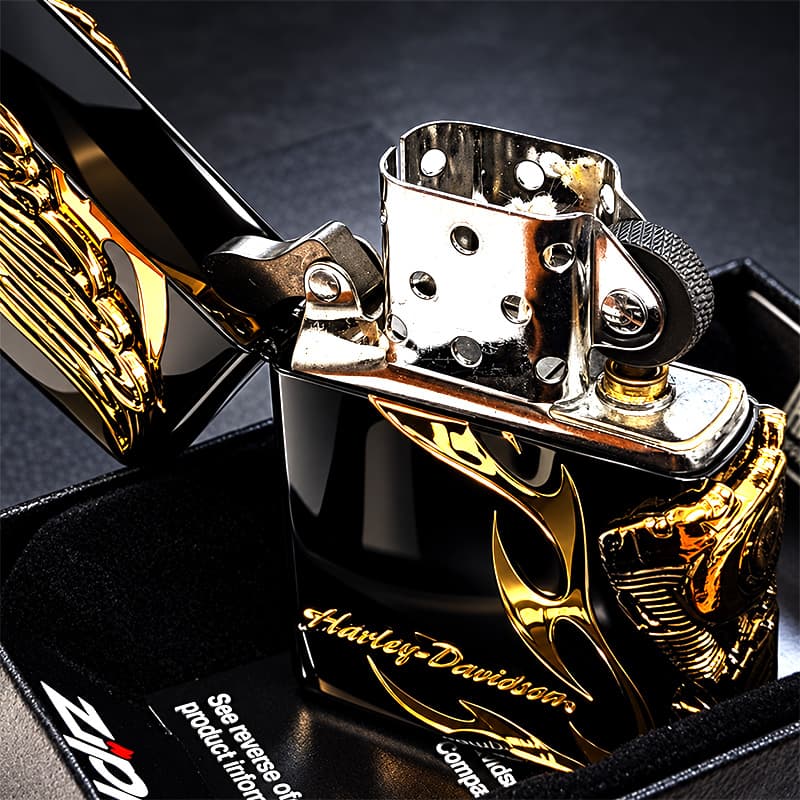 ZIPPO（ジッポー） ライター ハーレーダビッドソン ジッポ ブラック