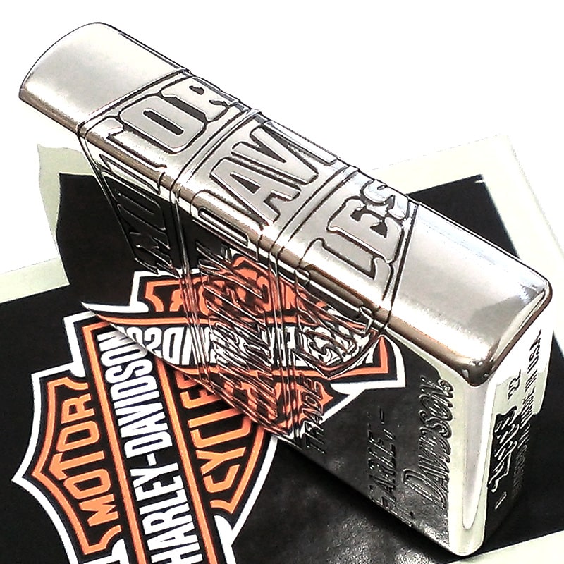 ZIPPO（ジッポー） ライター ハーレー ダビッドソン 3面彫刻 ロゴ