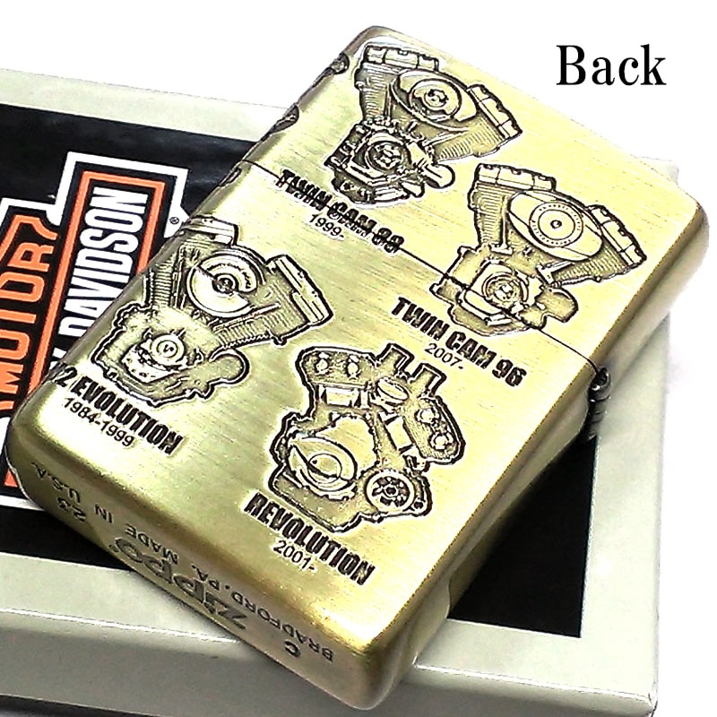 ZIPPO ライター ハーレー ダビッドソン 歴代エンジン かっこいい