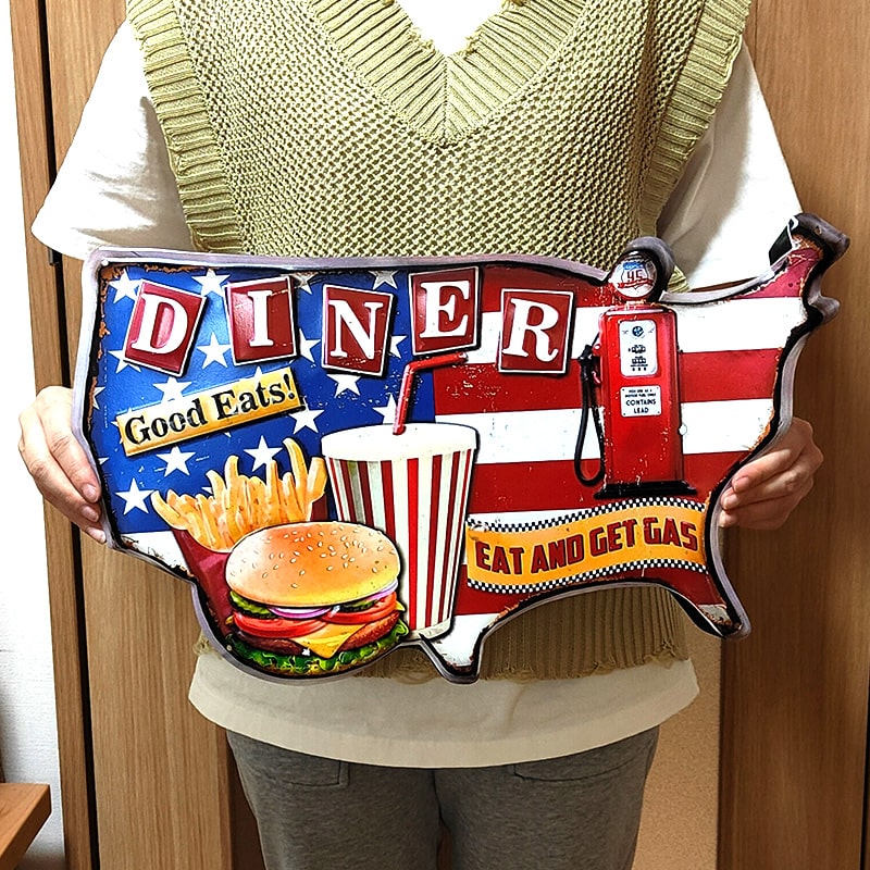アメリカン レトロ 木製看板 アメリカン雑貨 アンティークボード