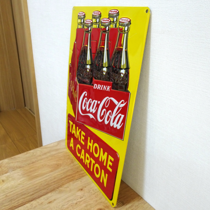 Coca Cola ブリキ看板 コカコーラ COKE SOLD HERE アンティーク