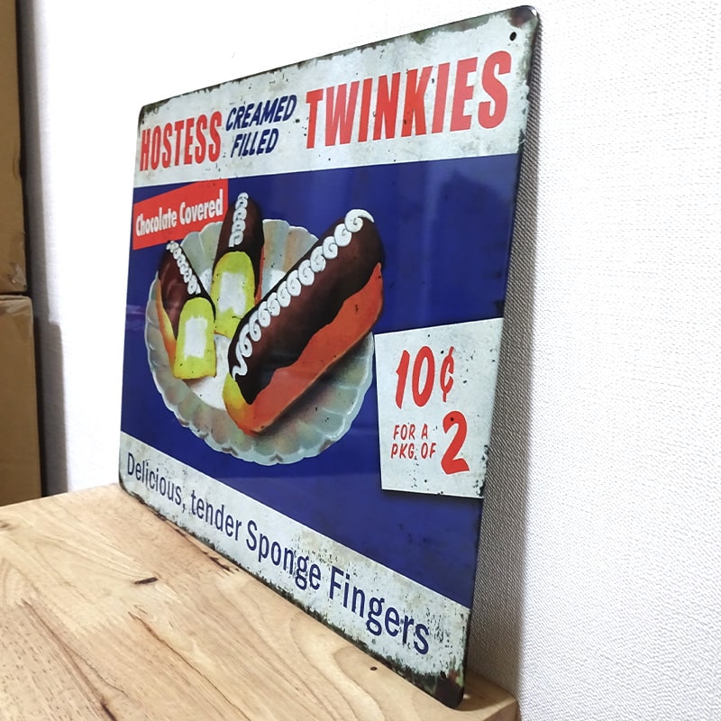 アメリカン レトロ ブリキ看板 Hostess Twinkies プレート メタル
