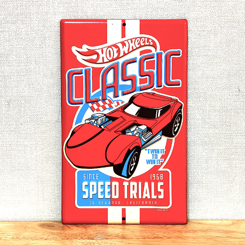 アメリカン レトロ ブリキ看板 車 Hot Wheels メタルサイン かっこいい