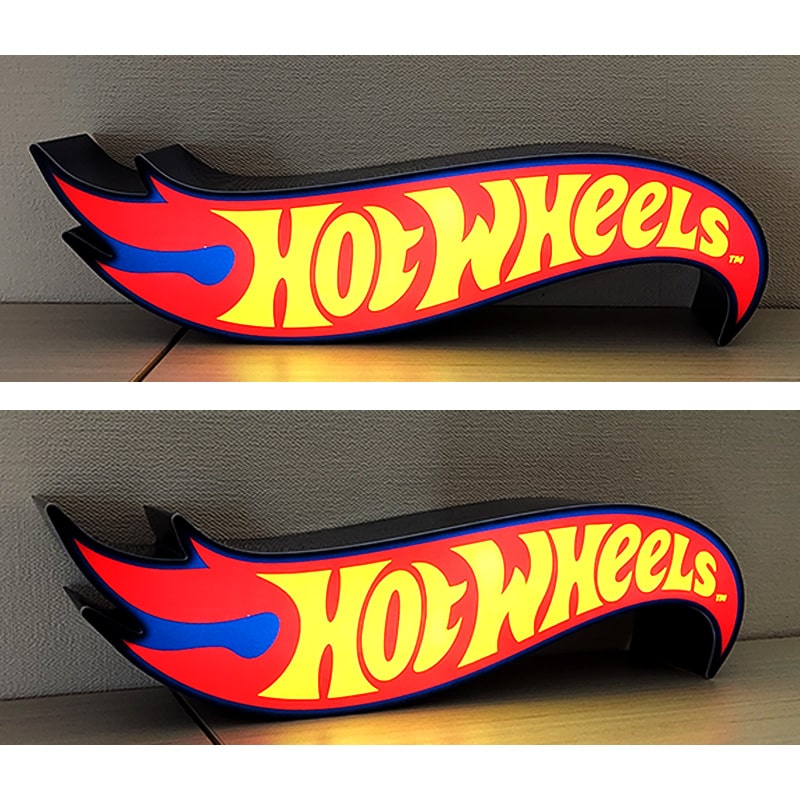 ホットウィール⭐️店舗限定品⚡️ロゴ　サイン　イルミネーションライト✨新品2セット‼️ hotwheels-logo-light2.jpg