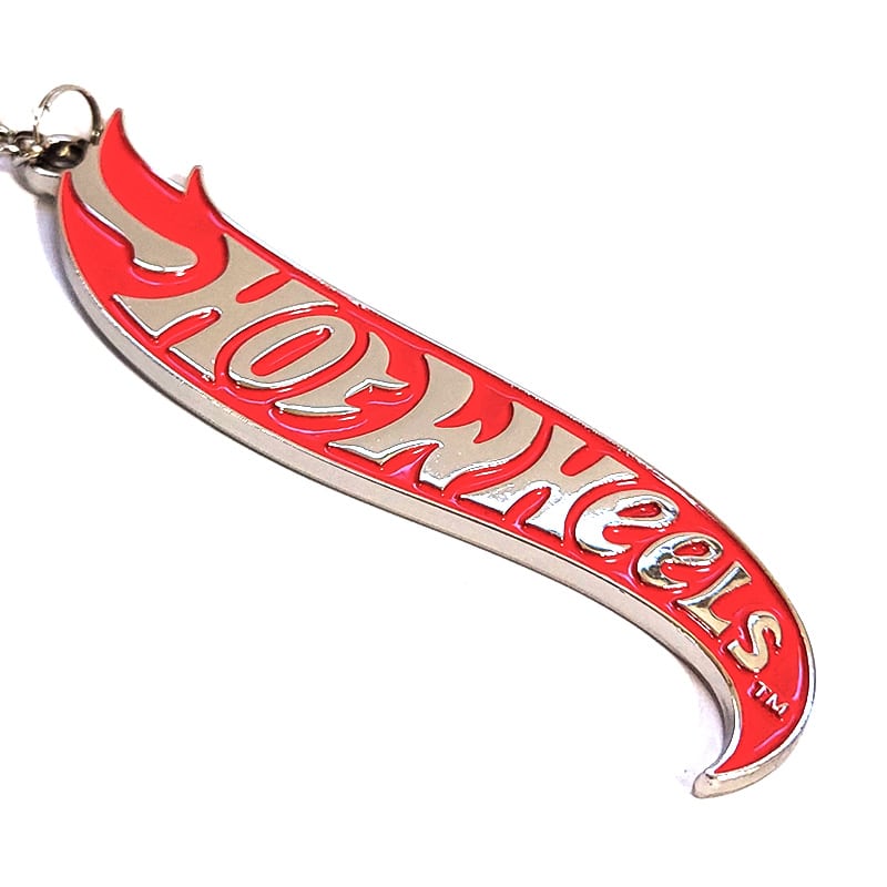  キーチェーン　レトロ品 アメリカン レトロ キーホルダー HOT WHEELS ロゴ メタル キーチェーン