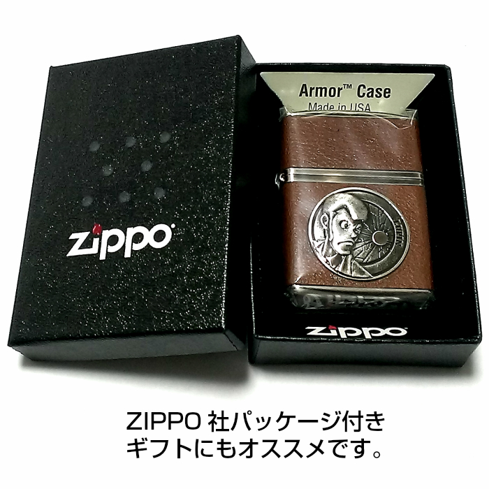 ZIPPO ルパン三世 アーマー ジッポ ライター ヴィンテージ・スタイル 本牛革巻き 4面 シルバー燻し＆ブラウン アニメ かっこいい : lupin-vintage  : Zippoタバコケース喫煙具のハヤミ - 通販 - Yahoo!ショッピング