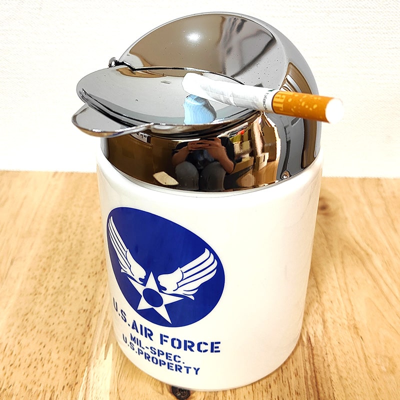 灰皿 喫煙具 ドームアッシュトレイ AIRFORCE アメリカン タバコ