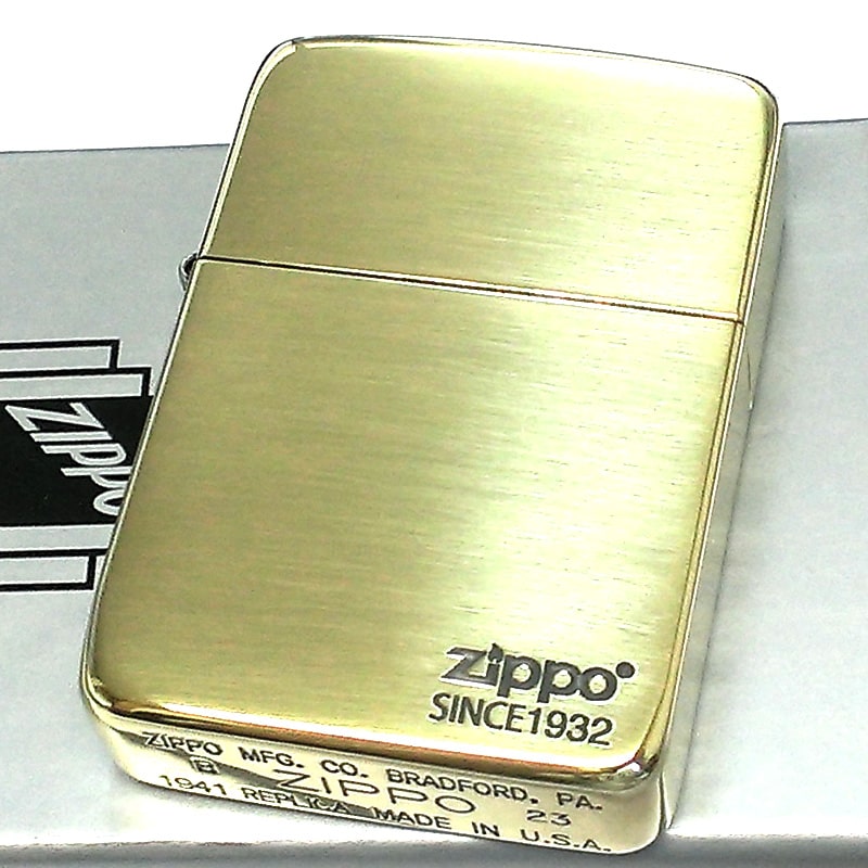 ZIPPO 1941 復刻レプリカ ブラスミラー ジッポ ライター ロゴデザイン ゴールド シンプル Logo Design 彫刻 金 メンズ ギフト  : 41mf-bsm : Zippoタバコケース喫煙具のハヤミ - 通販 - Yahoo!ショッピング