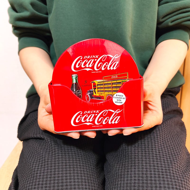 アメリカン レトロ コースター セット コカコーラ S/6 かわいい 正規