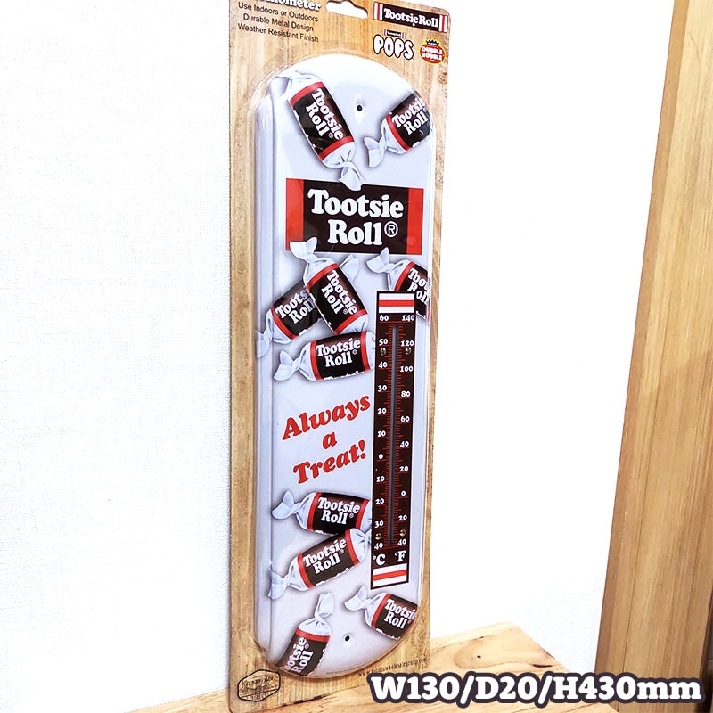 アメリカン レトロ 温度計 トッツィロール お菓子 メタルサーモ
