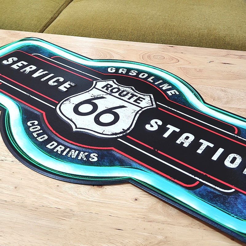 アメリカン レトロ アメリカン ブリキ看板 SERVICE STATION