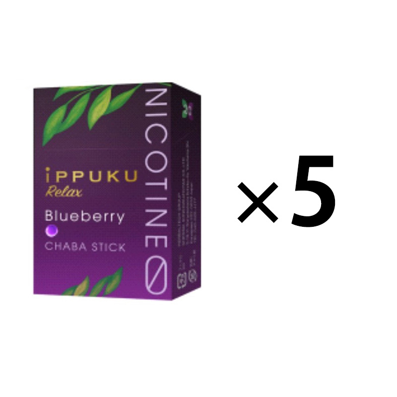 茶葉スティック iPPUKU ニコチンゼロ 禁煙 たばこ代用 5箱セット