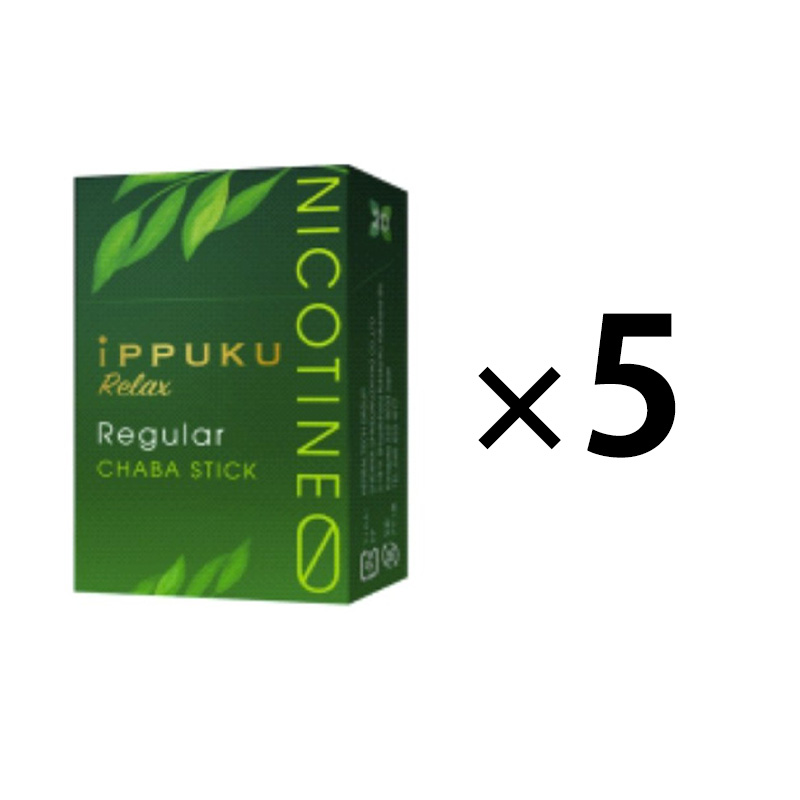 茶葉スティック iPPUKU ニコチンゼロ 禁煙 たばこ代用 5箱セット