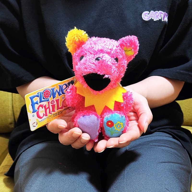 くま ぬいぐるみ グレイトフルデッド フラワーチャイルド 7インチ