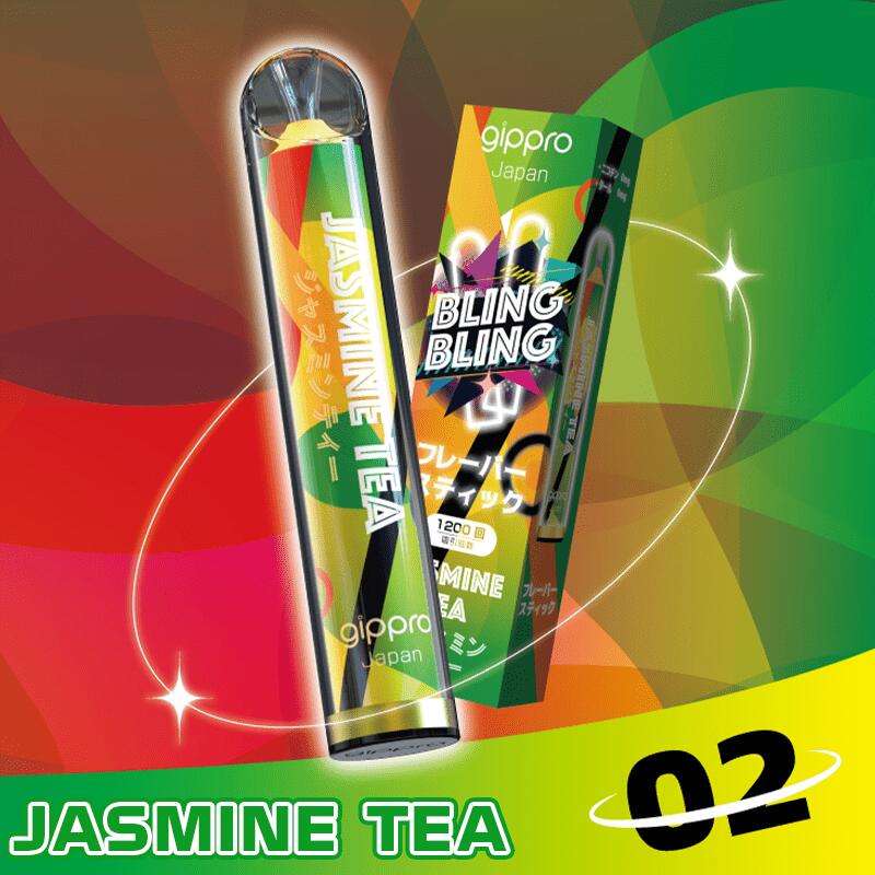 【10本】持ち運びシーシャ Bling Bling ジャスミンティー 電子タバコ BLING 禁煙 3フレーバー ブリングブリング