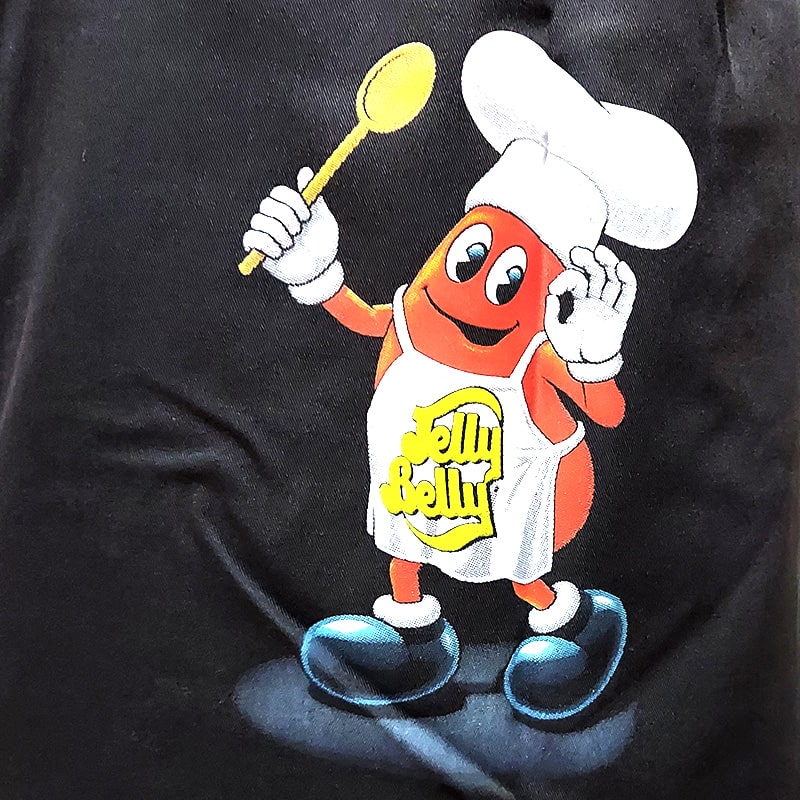 アメリカン レトロ エプロン ジェリーベリー ブラック キャラクター