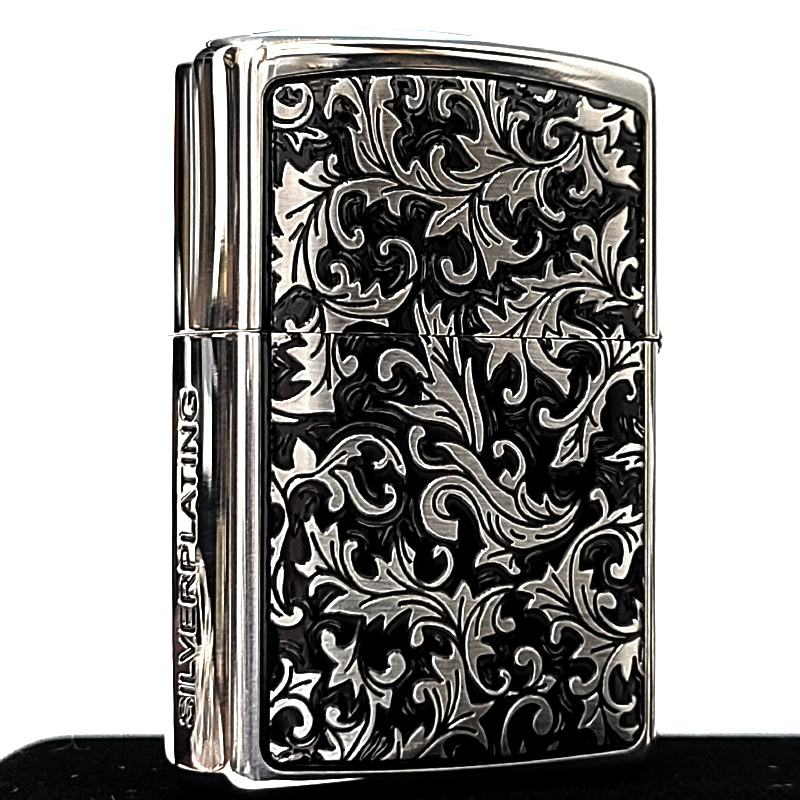 ZIPPO（ジッポー） 唐草 シルバープレーティング ジッポ ライター