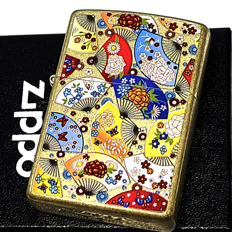 ZIPPO（ジッポー） ライター 和柄 扇子 着物 おしゃれ ジッポ 