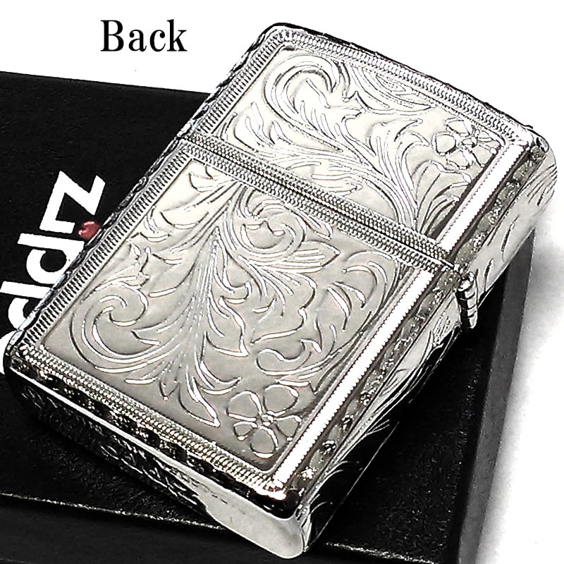 ZIPPO アーマー ５面繊細彫刻 ジッポ ライター 中世模様 アラベスク 