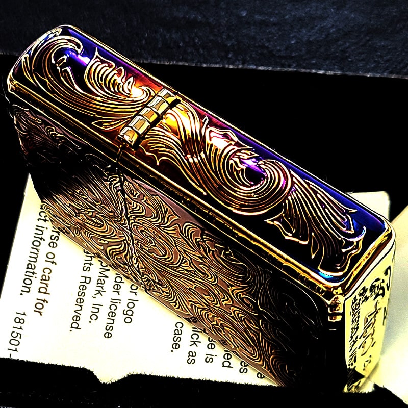 ZIPPO（ジッポー） ライター アーマー 5面加工 アラベスク キング 金
