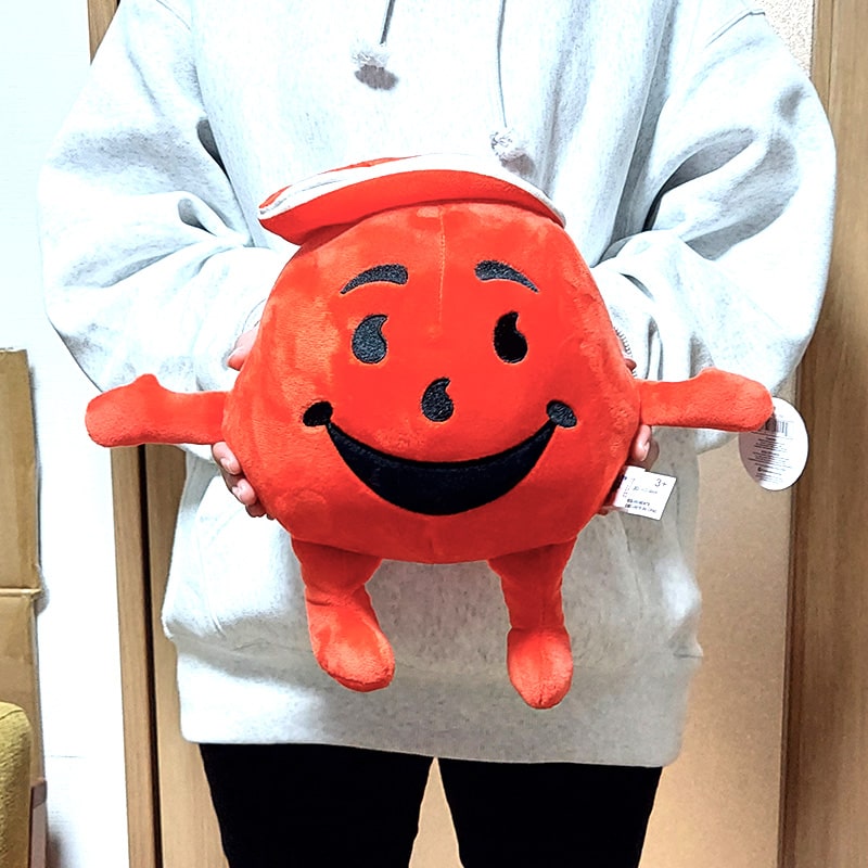 ぬいぐるみ クールエイドマン 10インチ レッド アメリカン 雑貨 KOOL