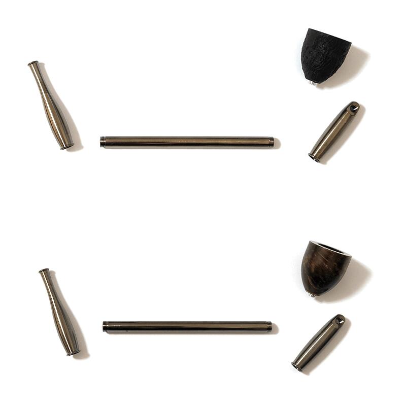 黒船煙管ブライヤー 喫煙具 きせる キセル TSUGE 短め スムース サンド