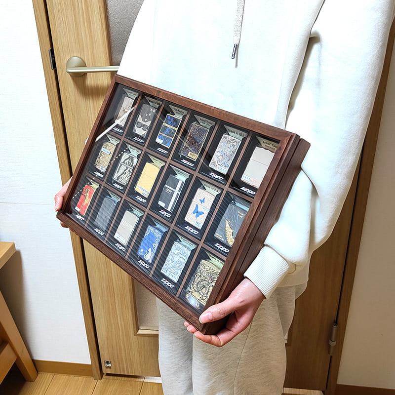 アメリカン レトロ コレクションケース シンプル ZIPPO収納 おしゃれ