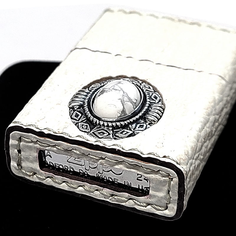 ZIPPO（ジッポー） ライター 限定30個生産 ホワイトリザード 本革巻き