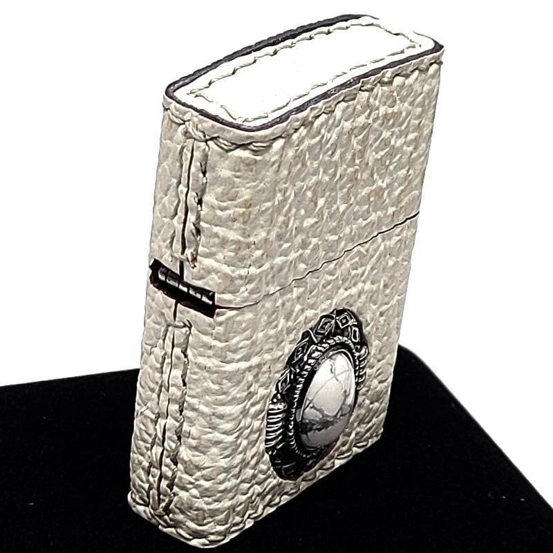 ZIPPO（ジッポー） ライター 限定30個生産 ホワイトリザード 本革巻き