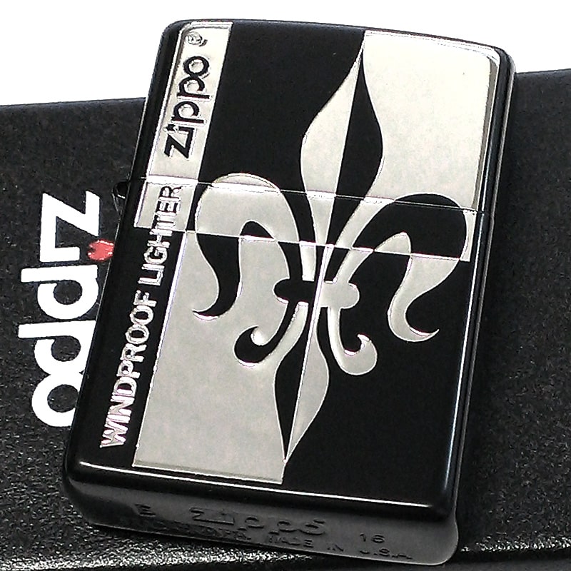 ZIPPO ライター アーバンゴシックスタイル リリー ユリ ジッポ 百合