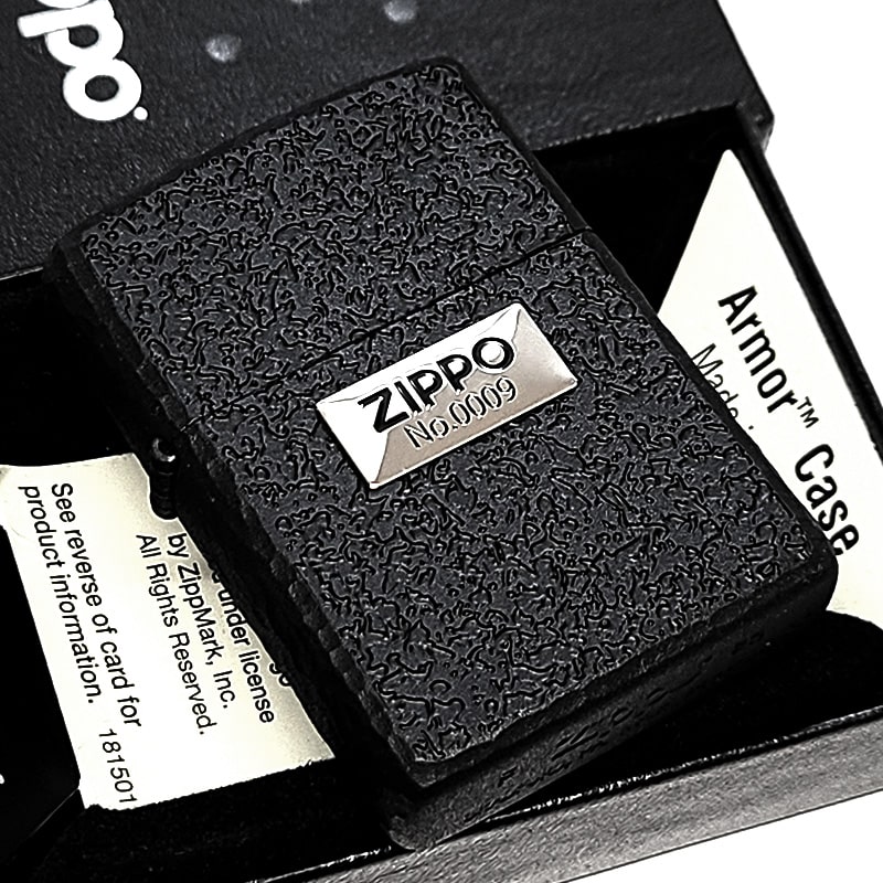 ZIPPO（ジッポー） ライター 限定 アーマー 両面加工 ディープブラック 