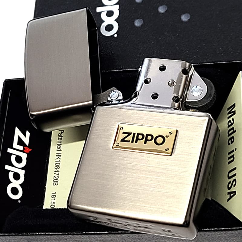 ZIPPO（ジッポー） ライター シンプル ZIPPOロゴ おしゃれ ジッポ 両面
