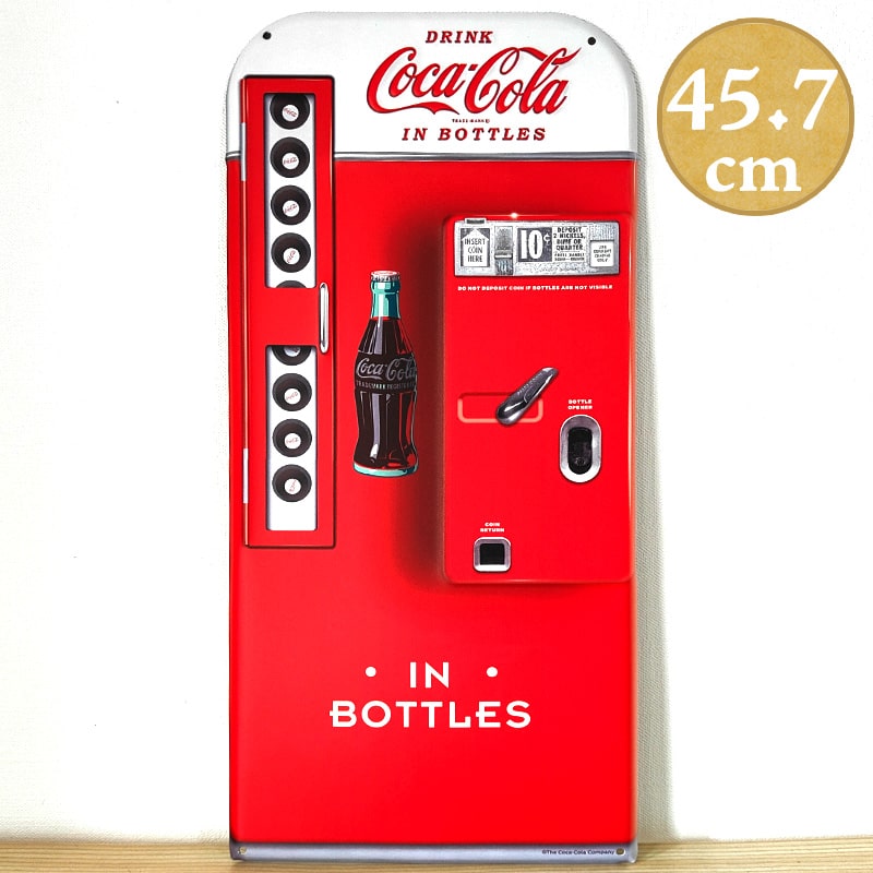 Coca Cola ブリキ看板 コカコーラ ベンディングマシン