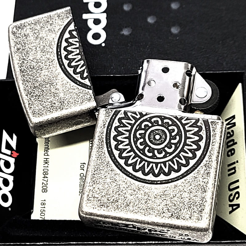ZIPPO（ジッポー） 麻雀牌 一筒 アンティーク シルバー ジッポ