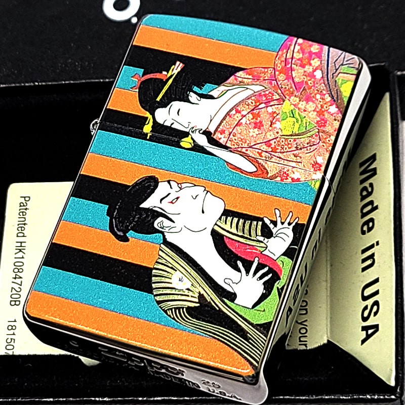 ZIPPO（ジッポー） ライター 和柄 満員御礼 歌舞伎 ジッポ 三代目大谷