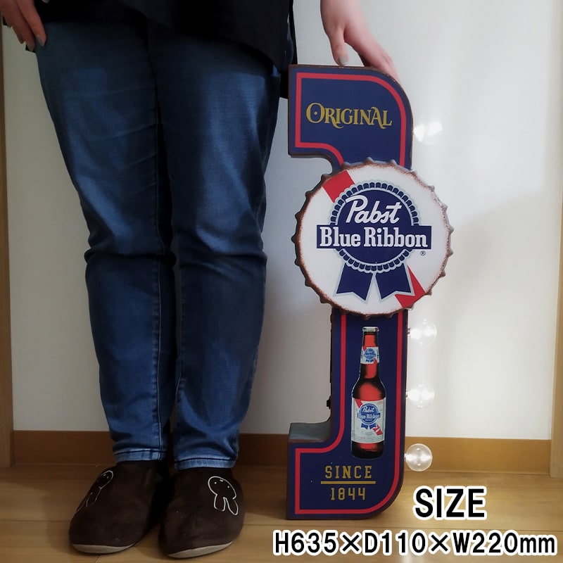 アメリカン レトロ 電飾看板 お酒 Pabst Blue Ribbonマーキーサイン