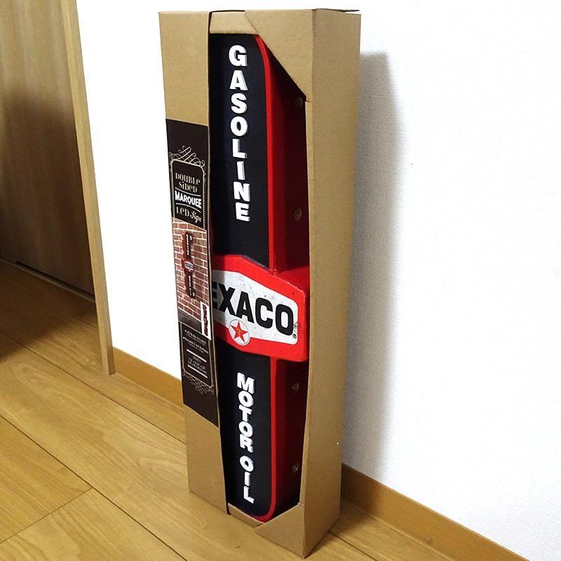 アメリカン レトロ マーキーサインライト TEXACO ガレージ 看板