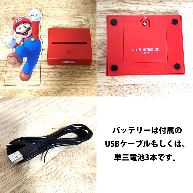 マリオ アクリルライト スーパーマリオ 光る 置物 雑貨 プレゼント